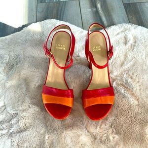 Stuart Weitzman VINTAGE NWOT Authentic shoes 6 heel 2 platform rare fine